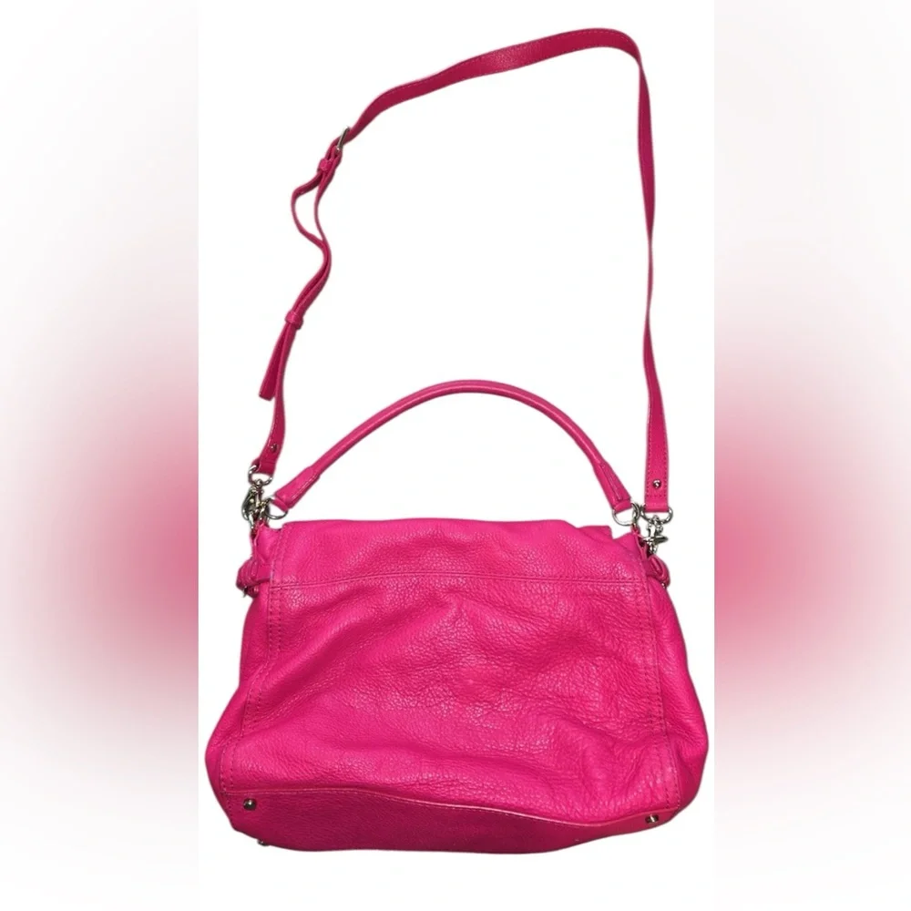 Rare Kate Spade Cobble Hill Minka handbag in a vibrant hot pink/fuchsia color